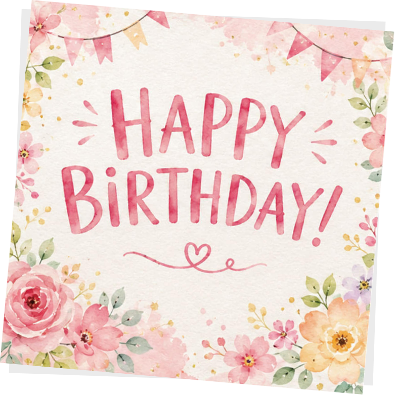 HAPPY BiRTHDAY!