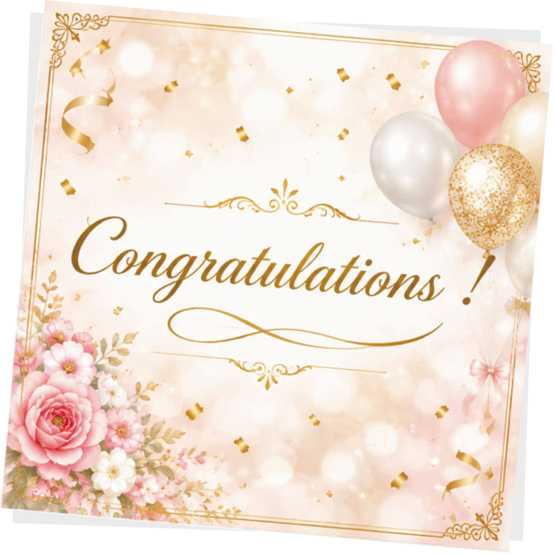 Congratulations!